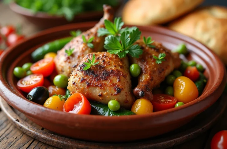 5 Étapes pour Préparer un Tajine de Poulet