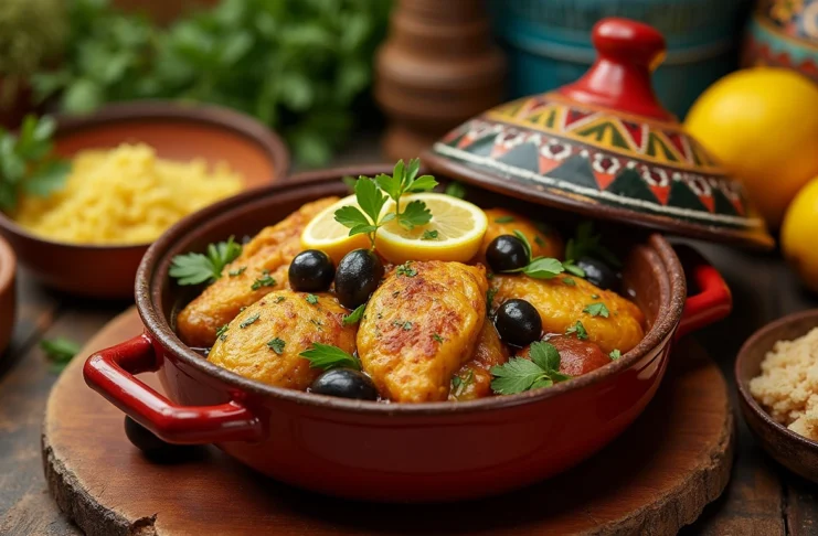 Recette Authentique de Tajine de Poulet au Citron